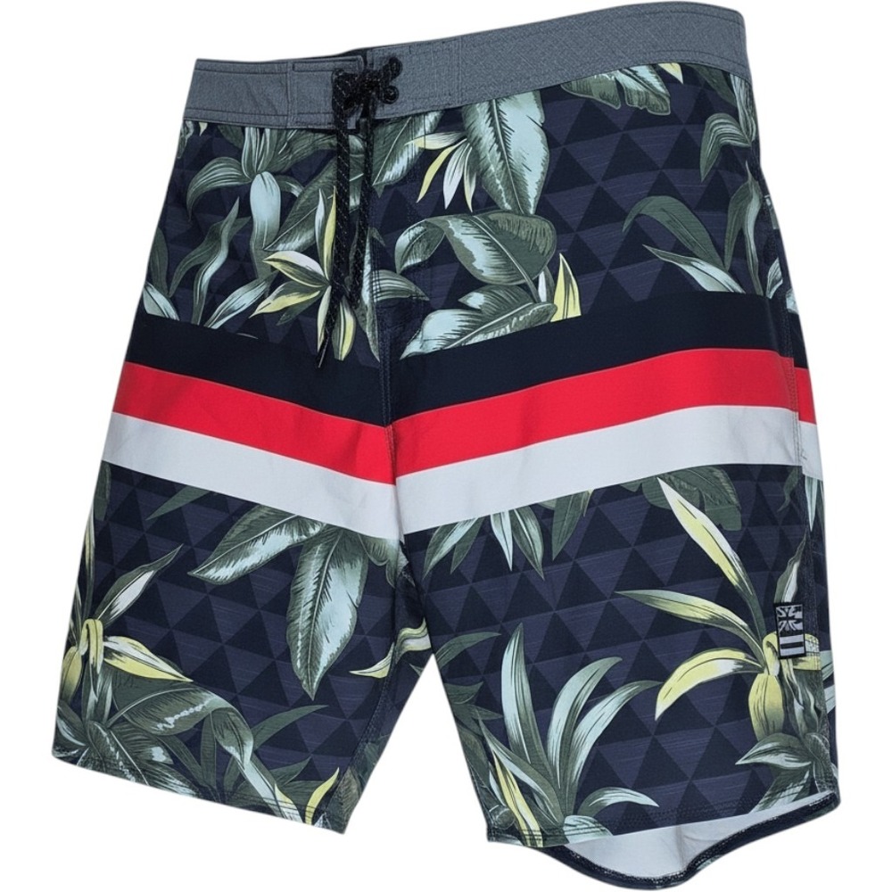 Quiksilver Men's Dry Flight Boardshorts Tropical Floral Geometric Swim Trunks 38